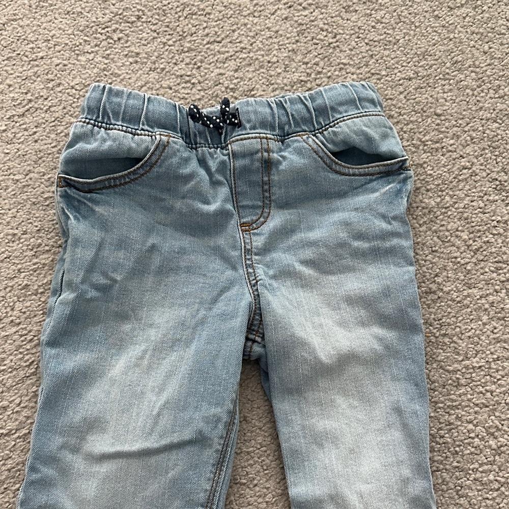 Jumping Beans Kids Jeans Trio - Dark and Light Blue - Picture 4 of 9